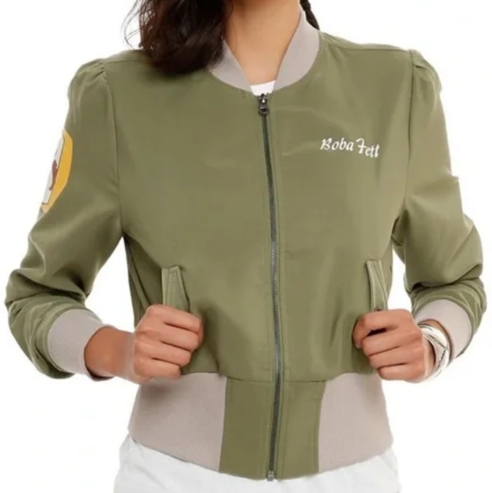 Boba Fett Disney Star Wars Varsity Bomber Jacket